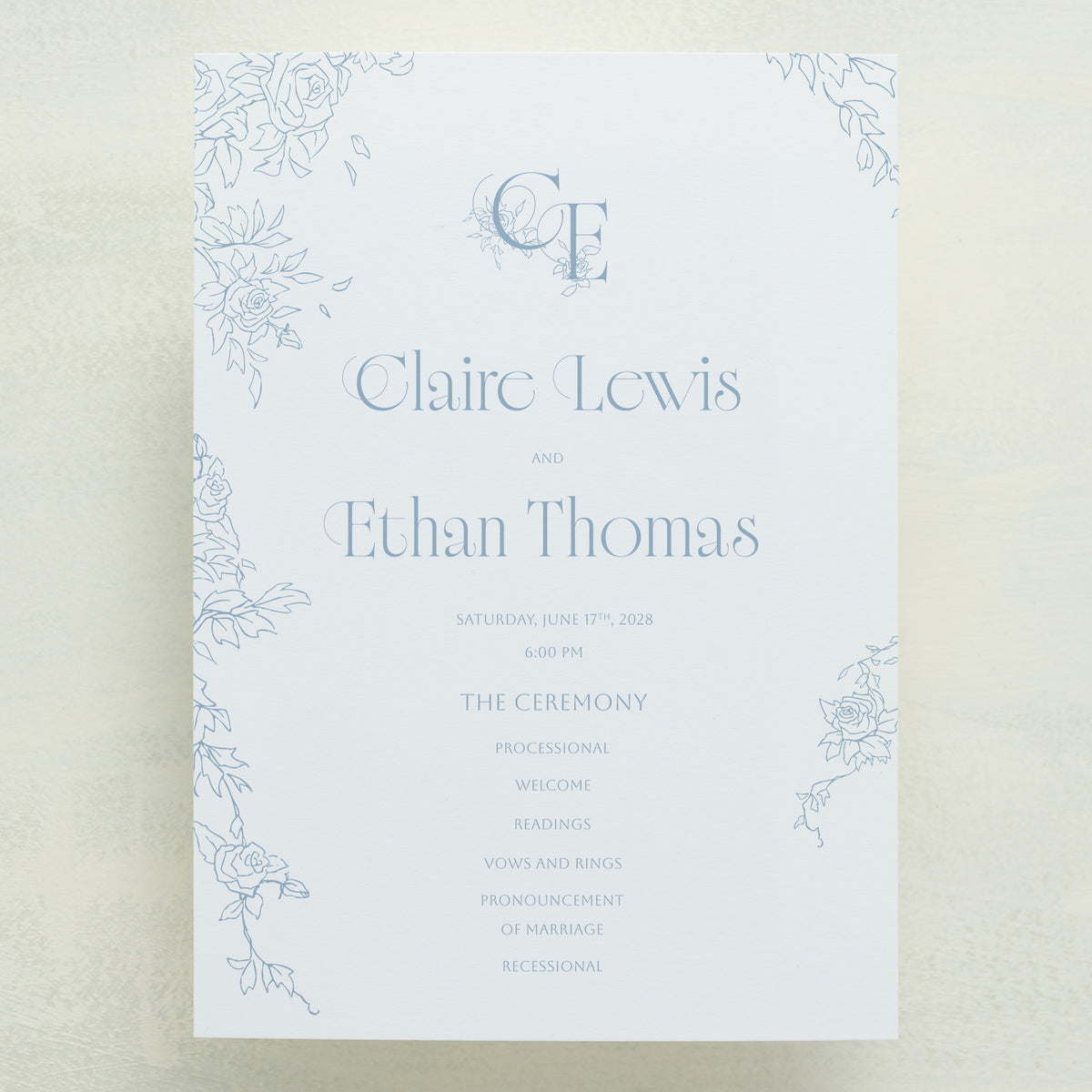 Rose Serenade Program