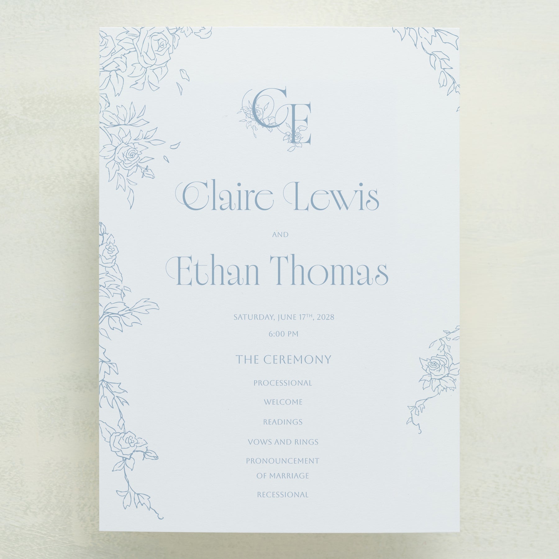 Rose Serenade Program