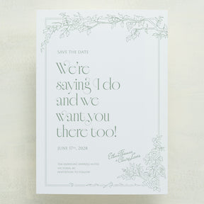 Rose Serenade Save The Date