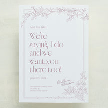 Rose Serenade Save The Date