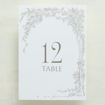 Rose Serenade Table Number