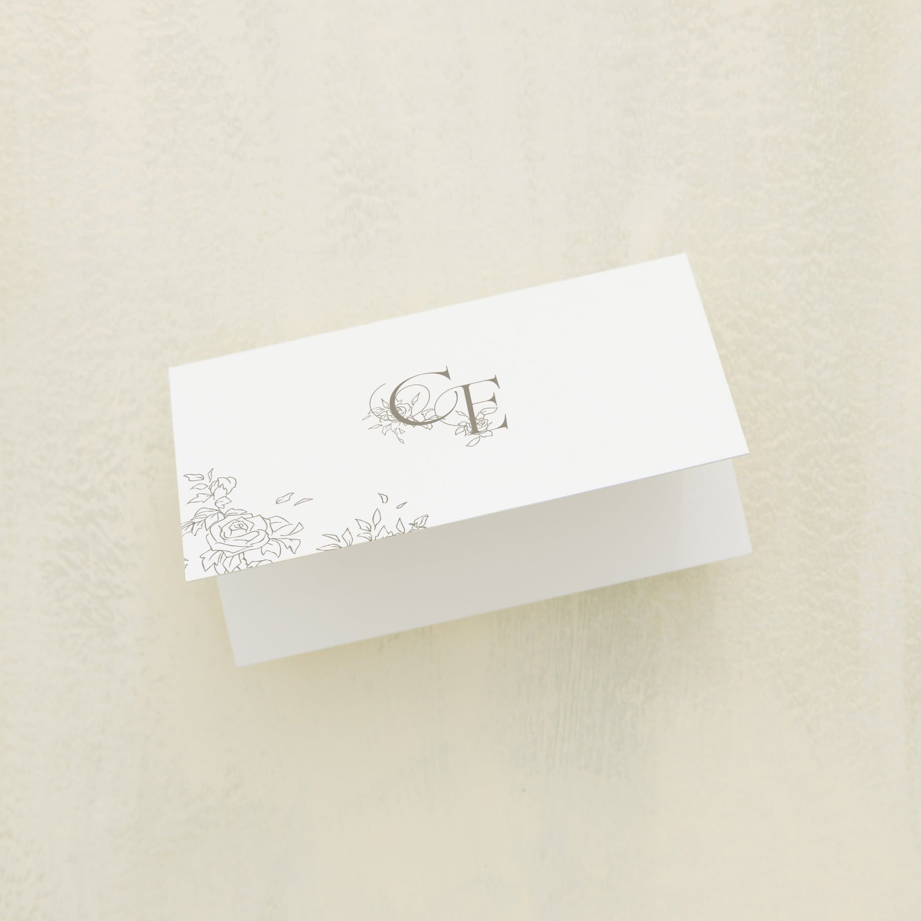 Rose Serenade Place Card