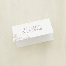 Rose Serenade Place Card