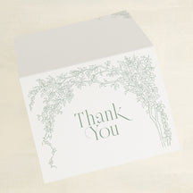 Rose Serenade Thank You Cards