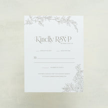 Rose Serenade RSVP Cards