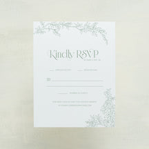 Rose Serenade RSVP Cards