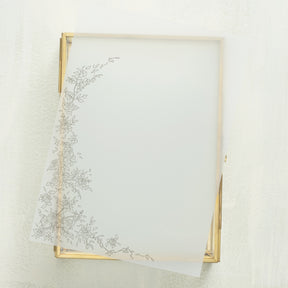 Rose Serenade Vellum Overlay (10-pack)