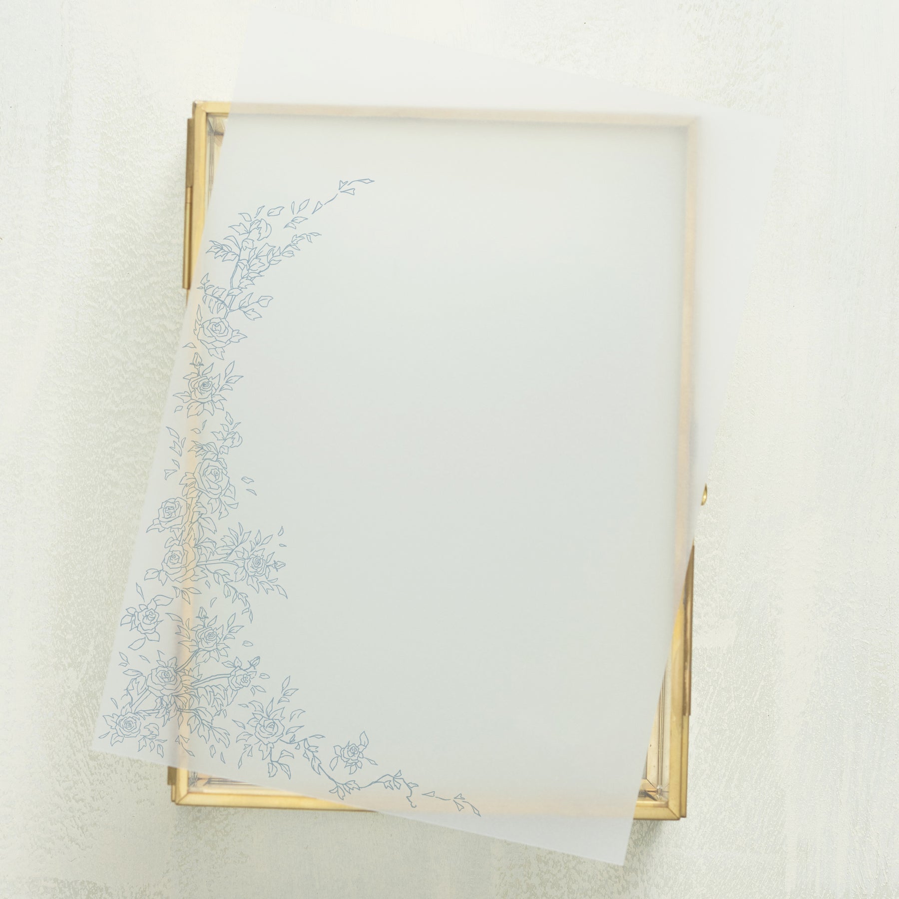 Rose Serenade Vellum Overlay (10-pack)