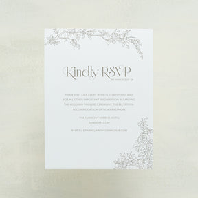 Rose Serenade Digital RSVP Cards