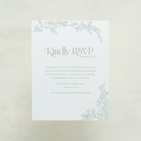 Rose Serenade Digital RSVP Cards