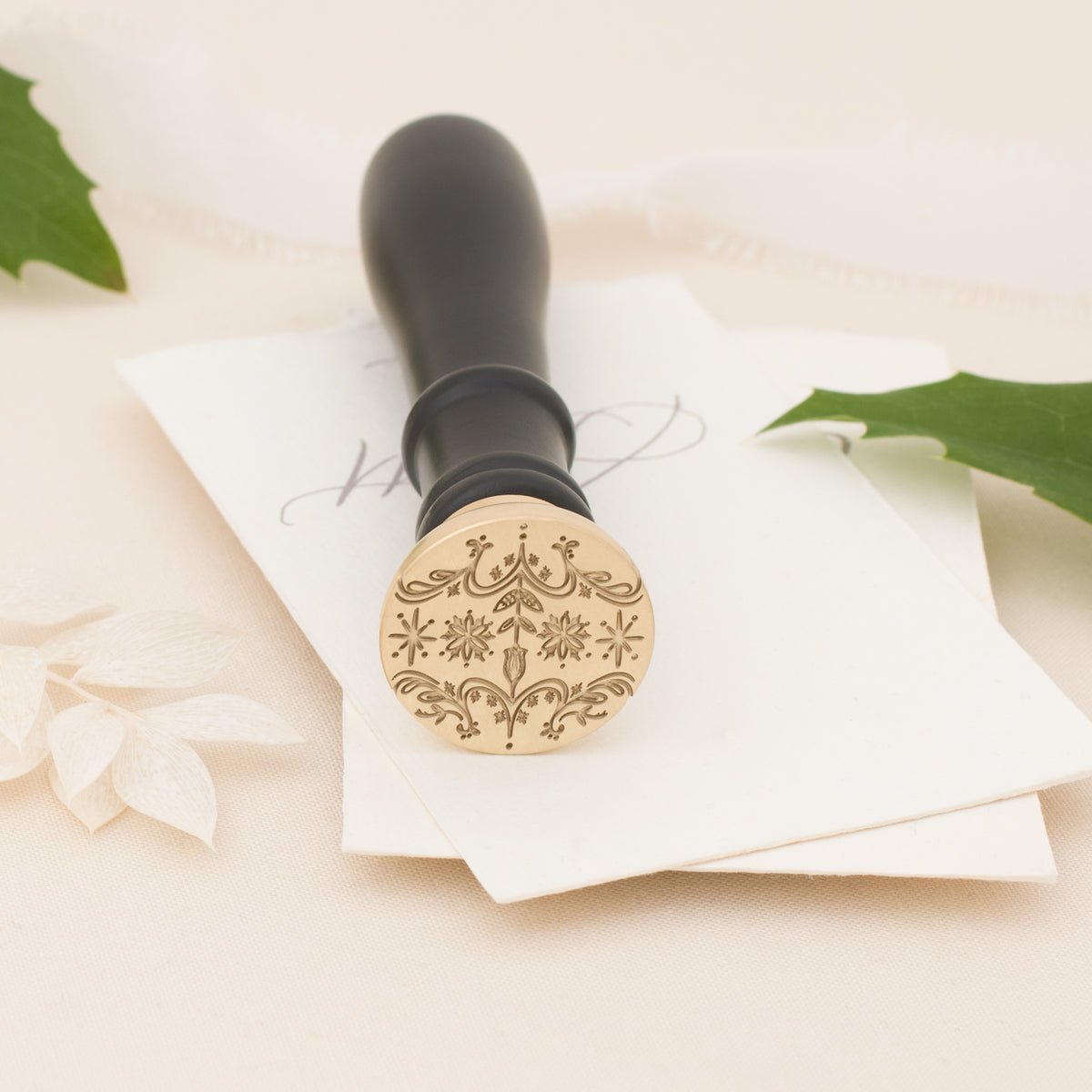 Holiday Ornament Wax Stamp