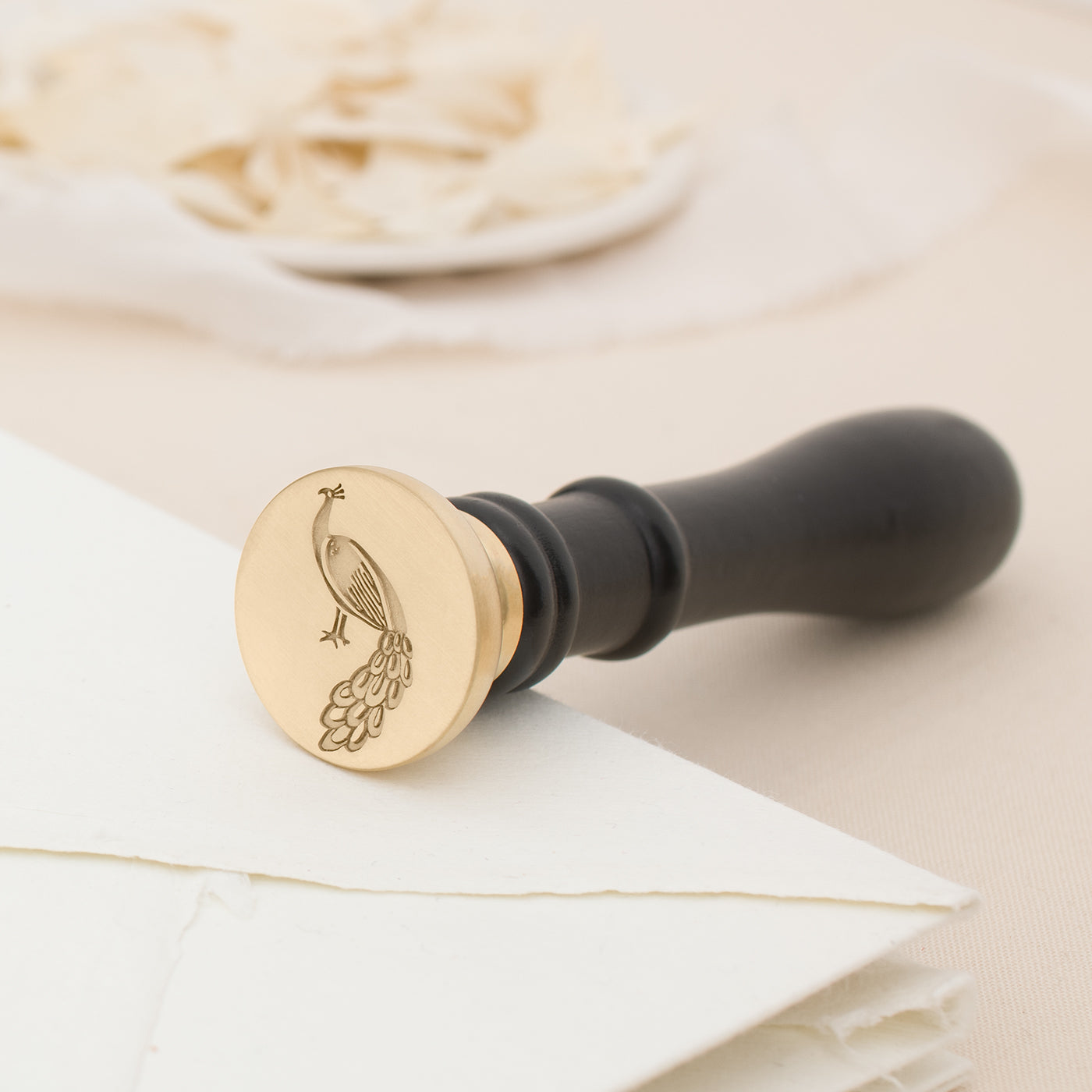 Peacock Wax Stamp | ARTISAIRE