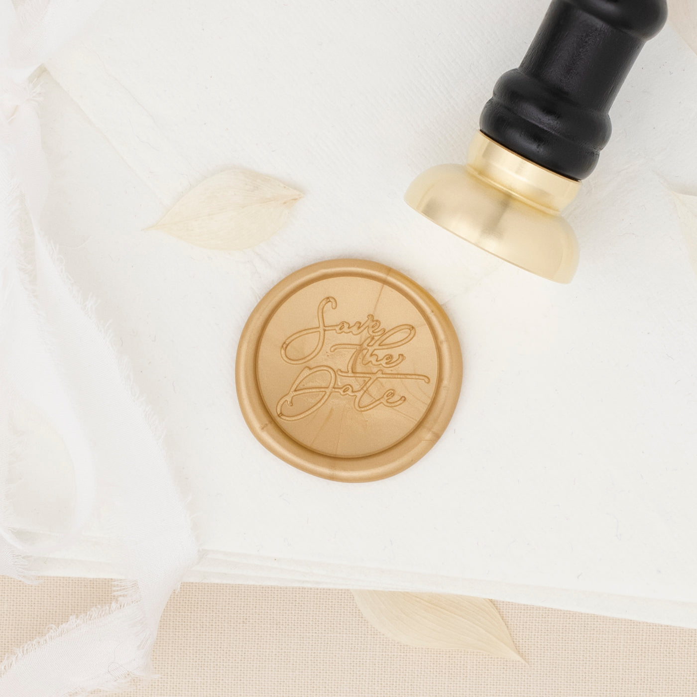 Save The Date Wax Stamp