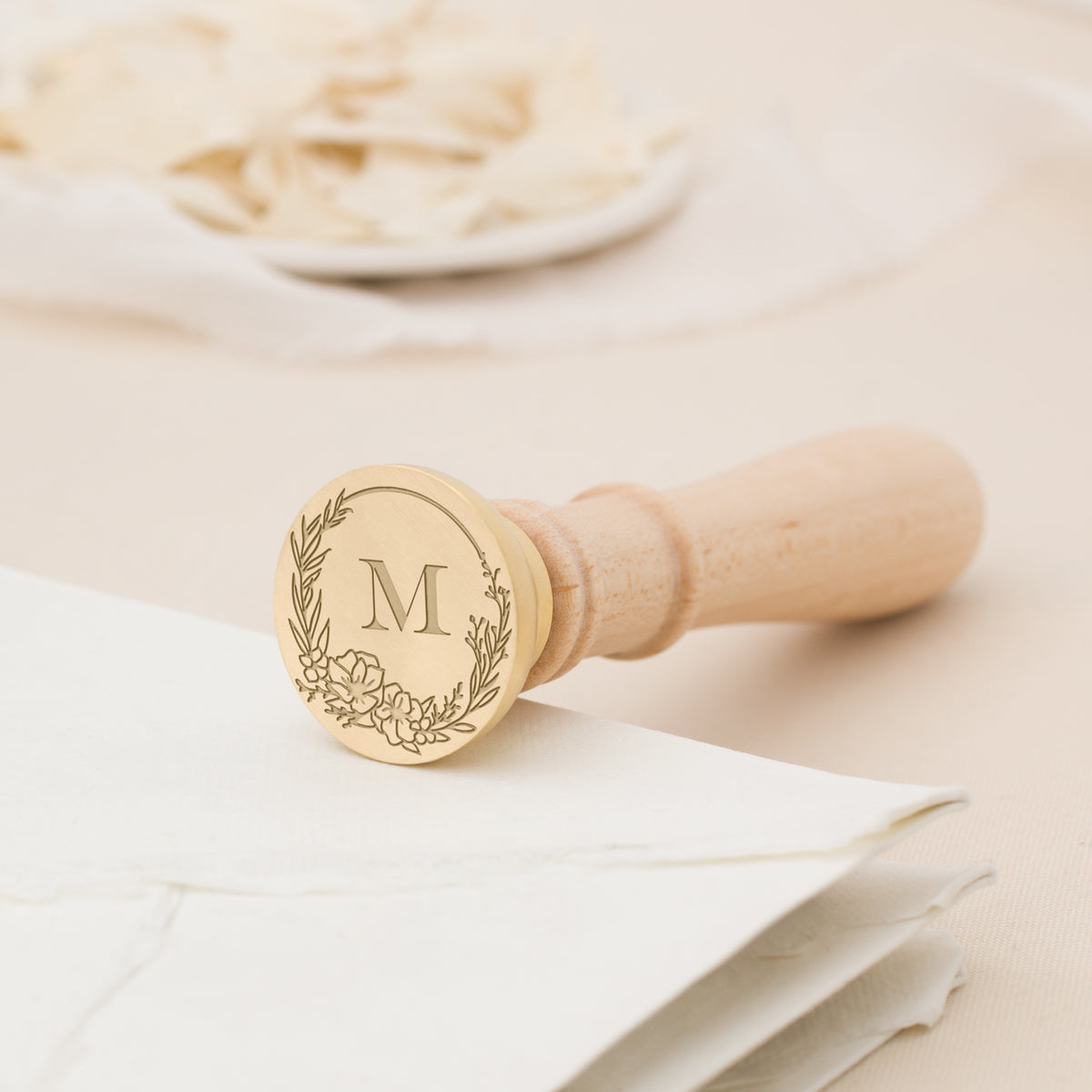 Ainsley Single Initial Wax Stamp