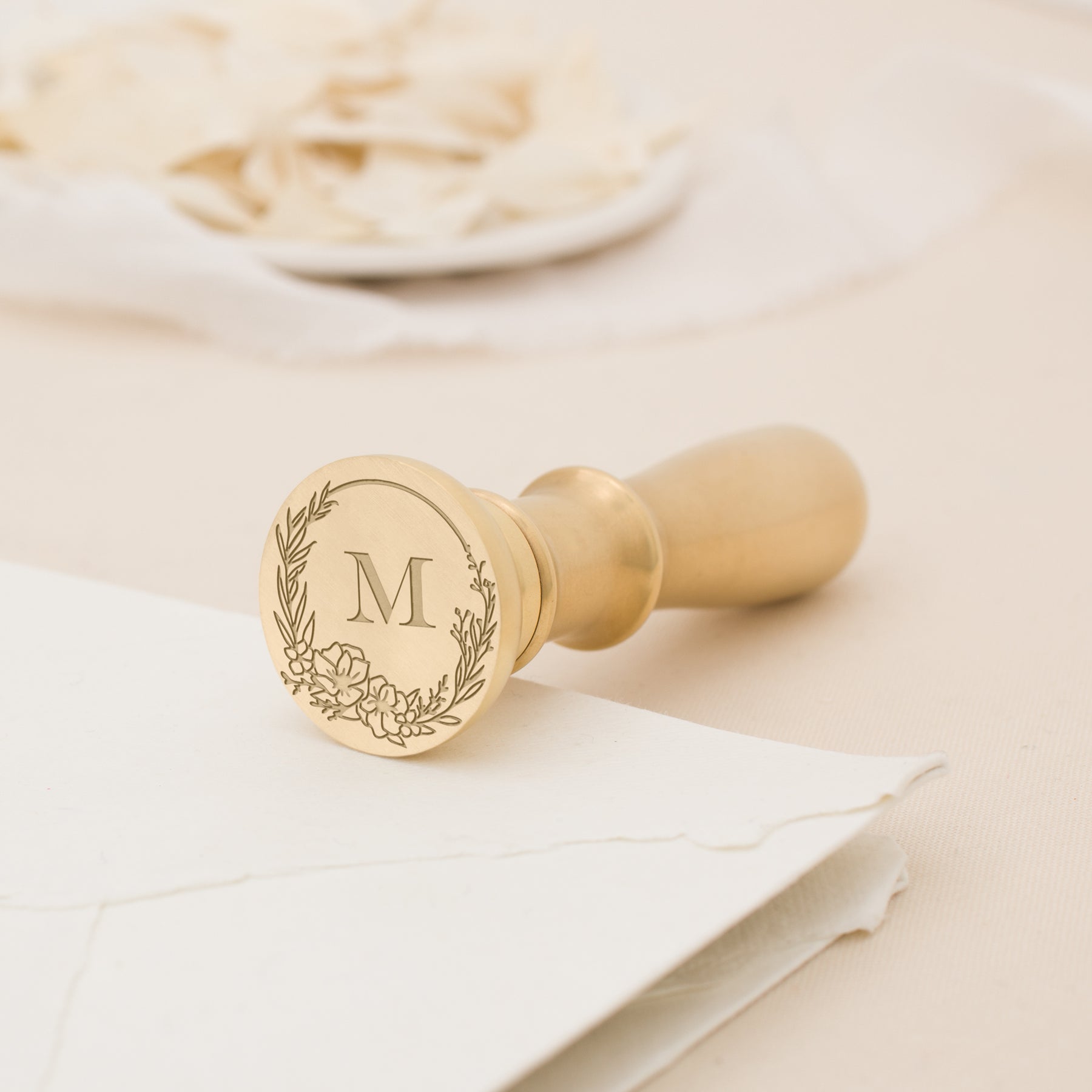 Ainsley Single Initial Wax Stamp
