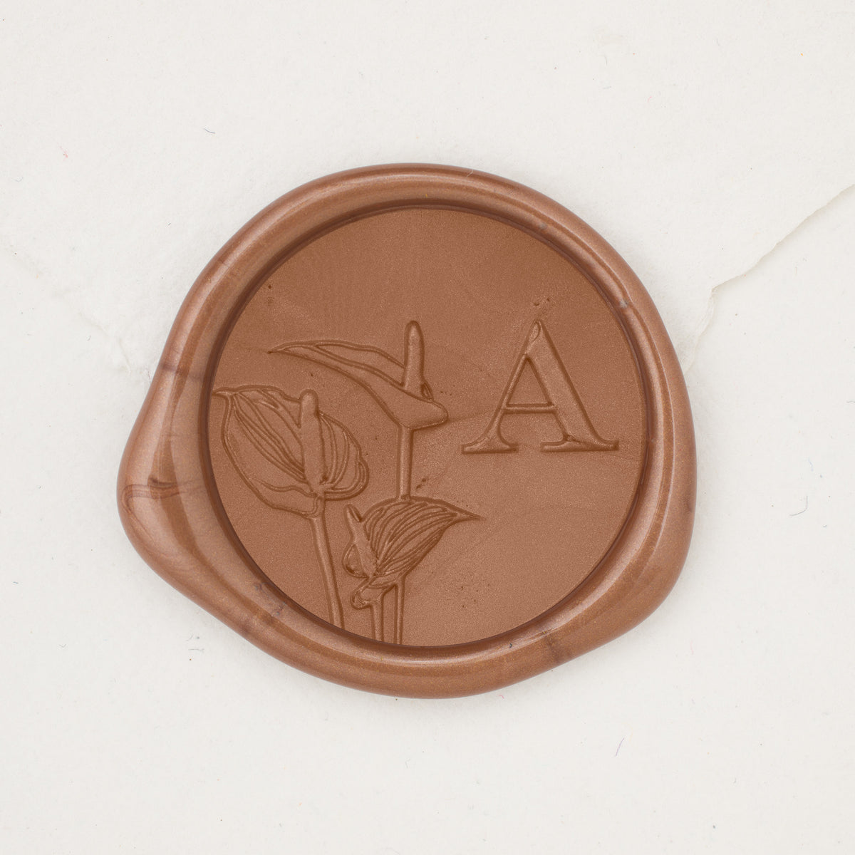 Anthurium Single Initial Wax Seals