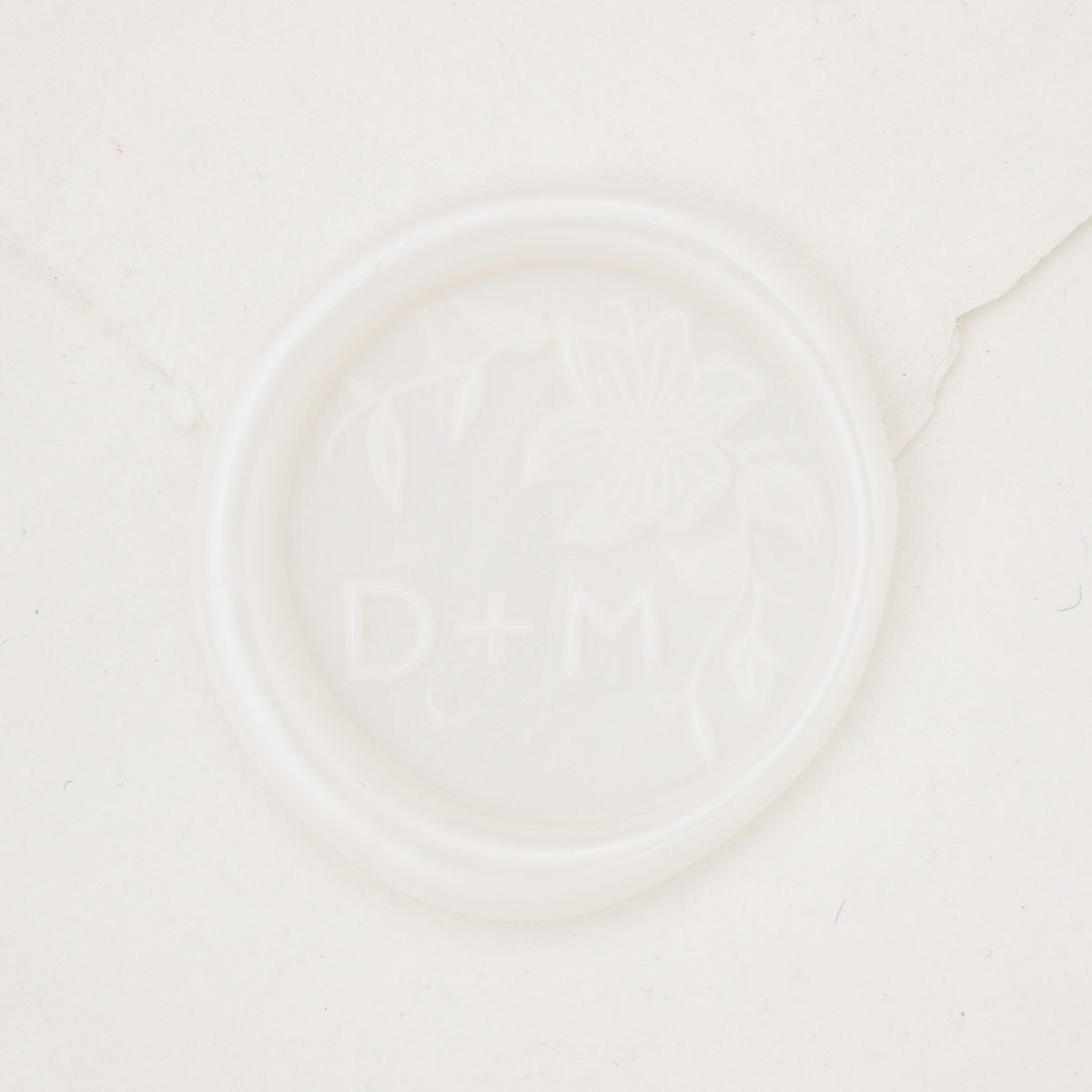 Clematis Monogram Wax Seals