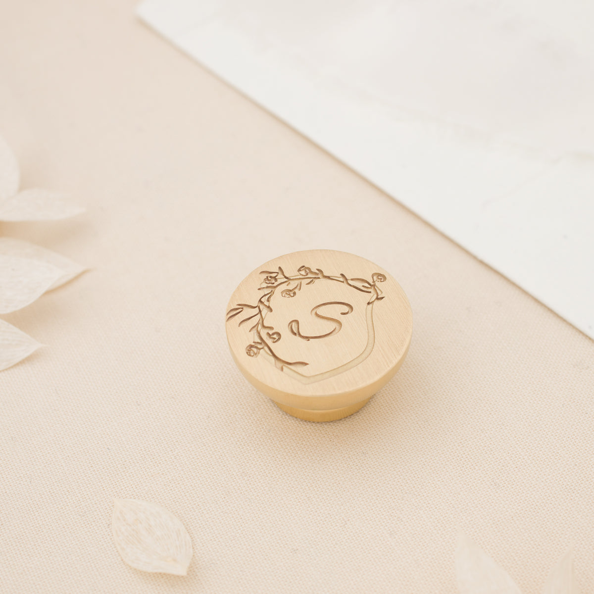 Arcadia Single Initial Wax Stamp