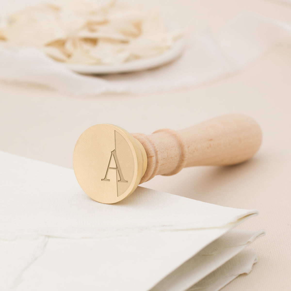 Audrey Single Initial Wax Stamp