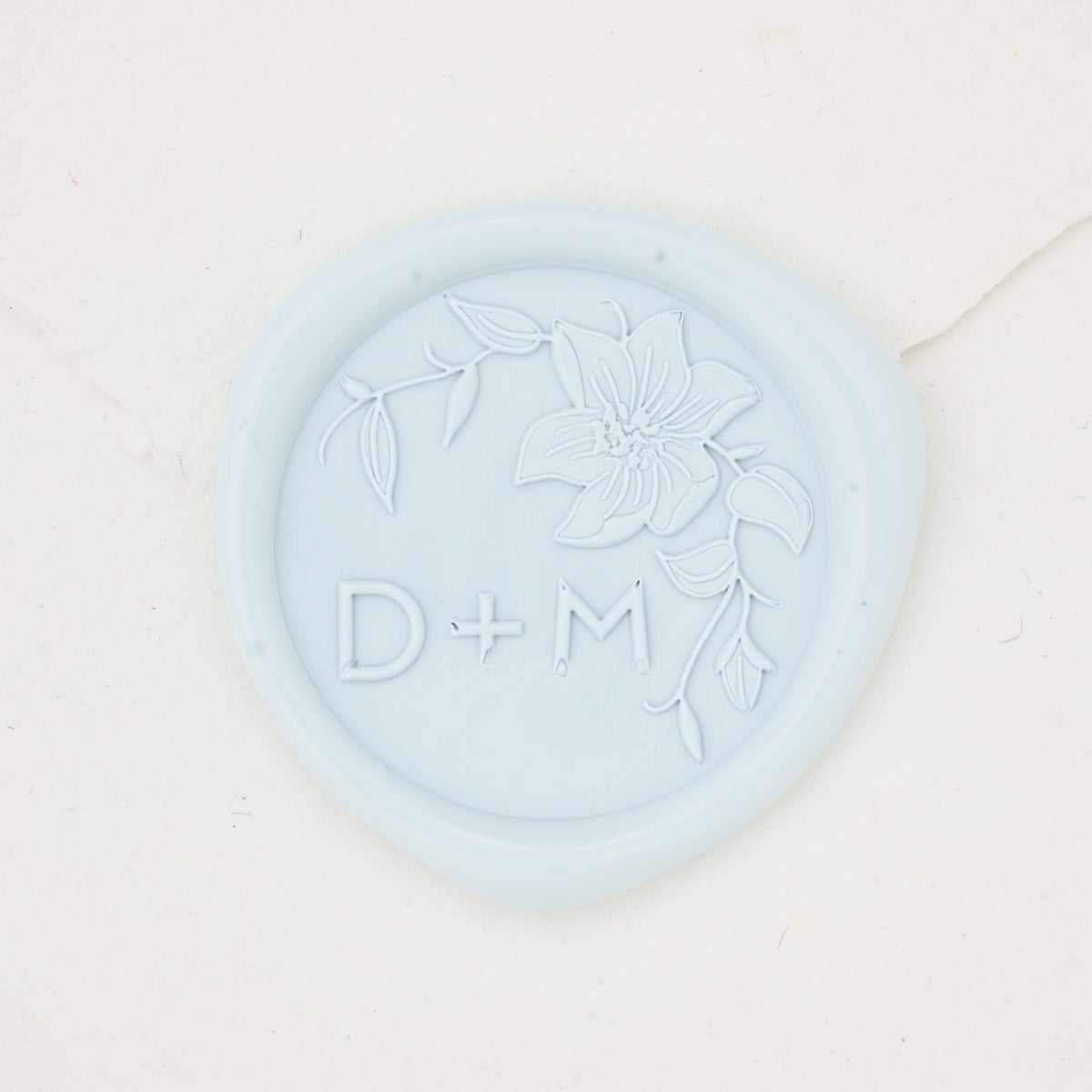 Clematis Monogram Wax Seals