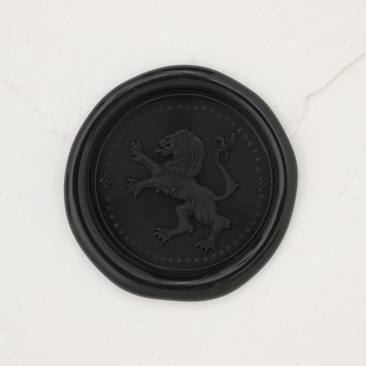 Leo Crest Wax Seals