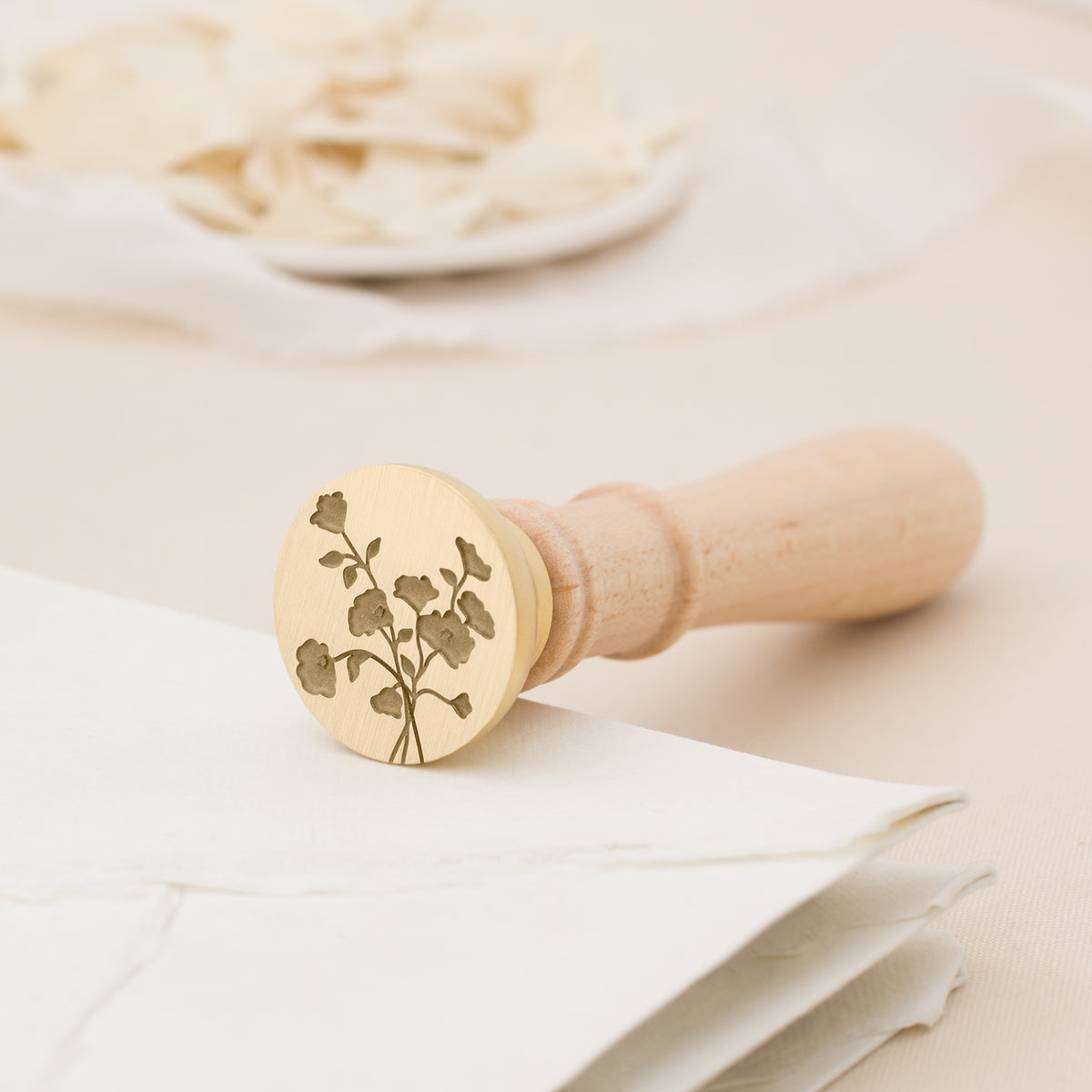 Bloom Wax Stamp