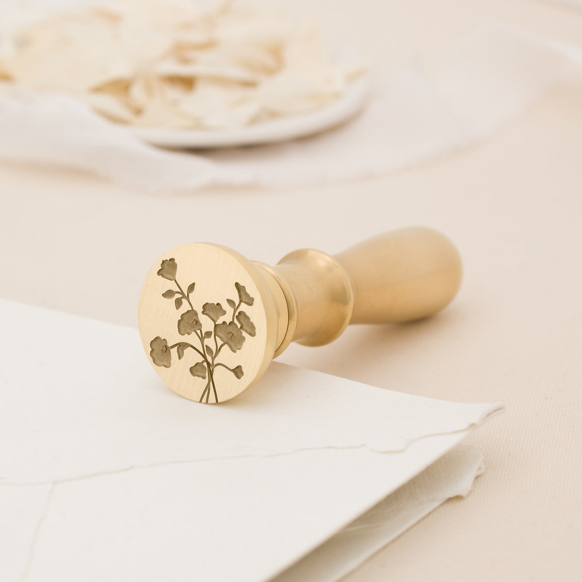 Bloom Wax Stamp