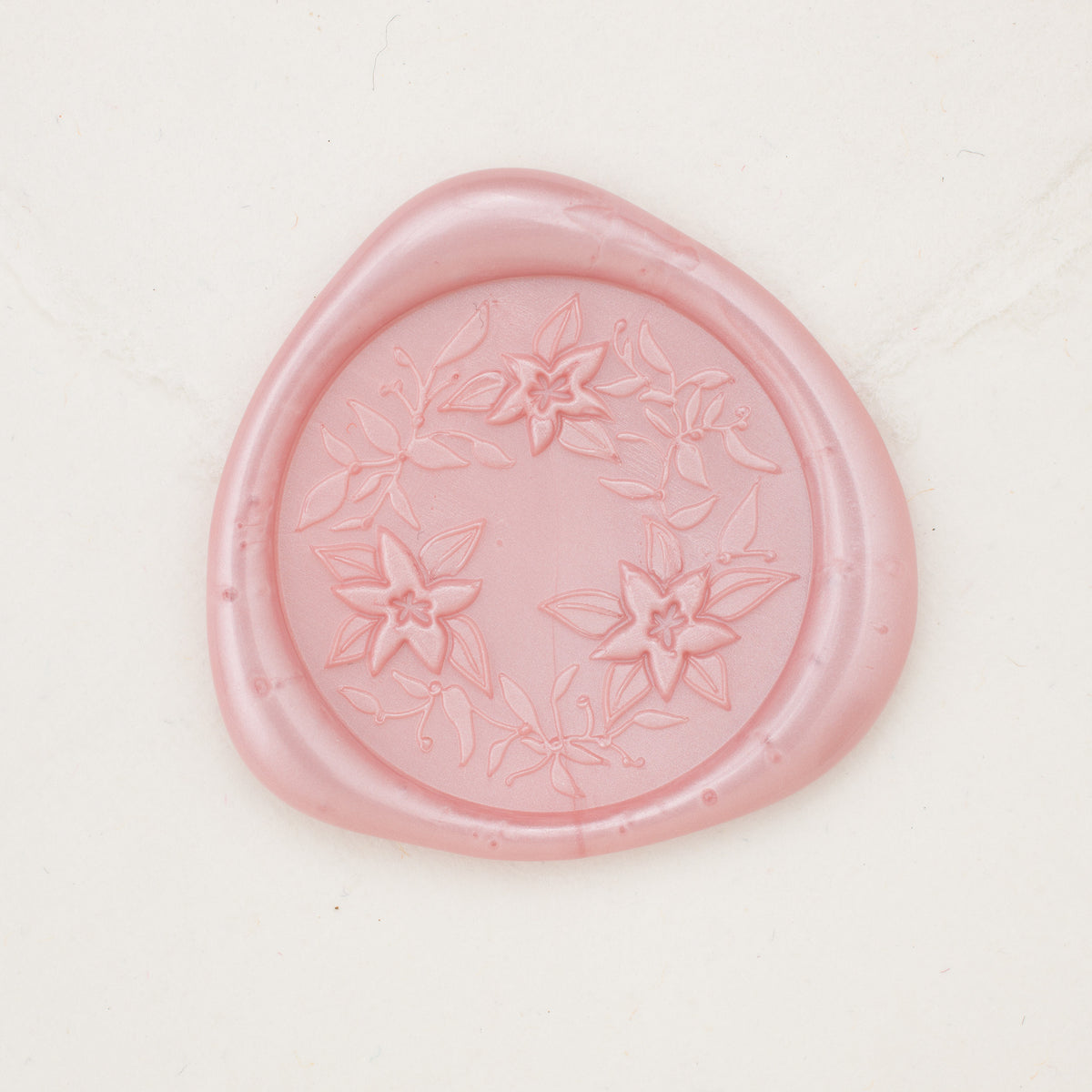 Poinsettia Wreath Wax Seals