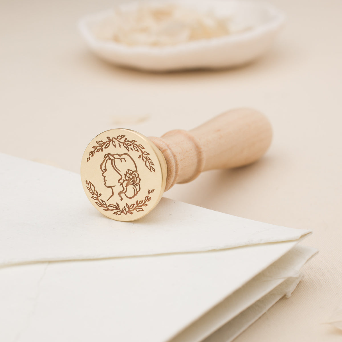 Blushed Bride Wax Stamp