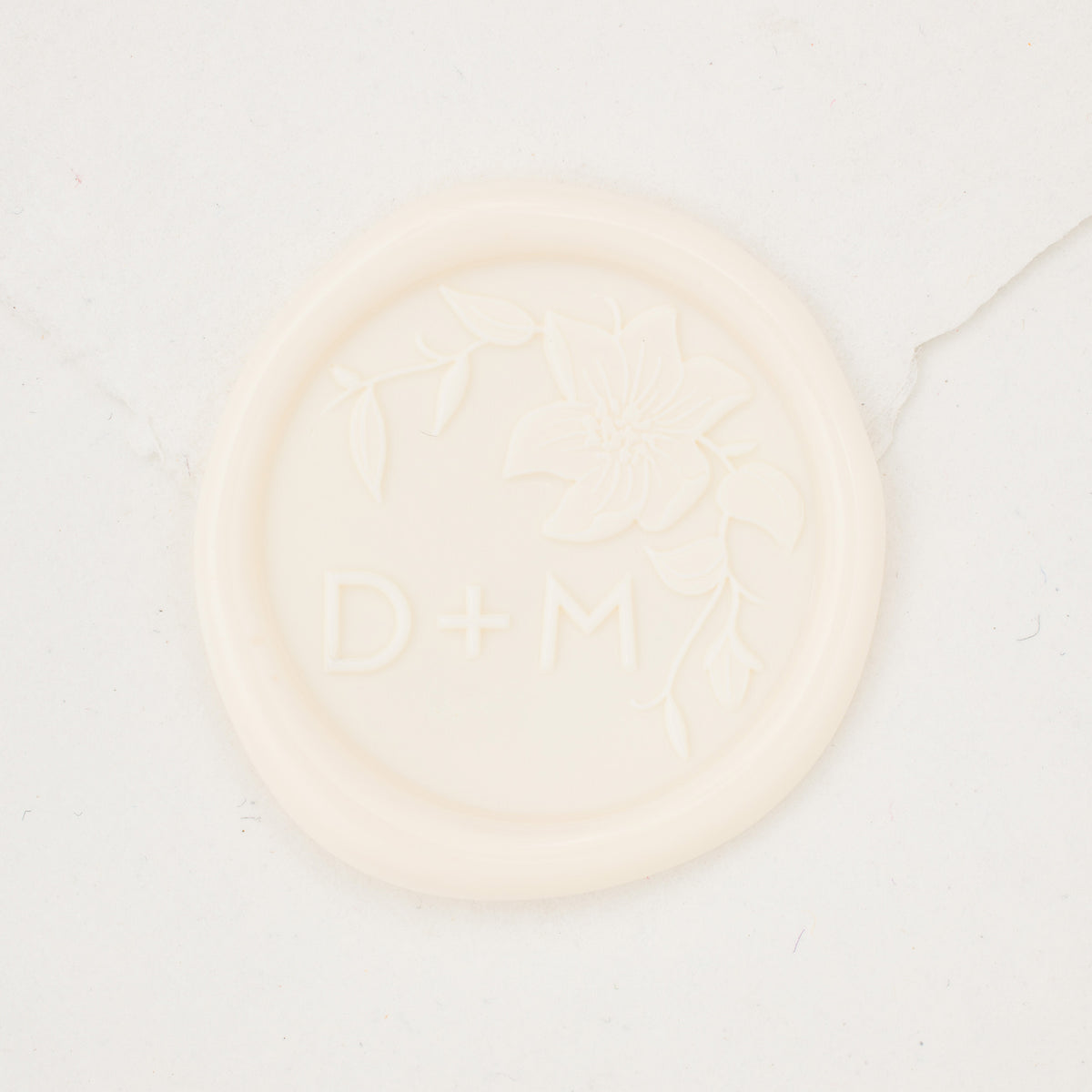 Clematis Monogram Wax Seals