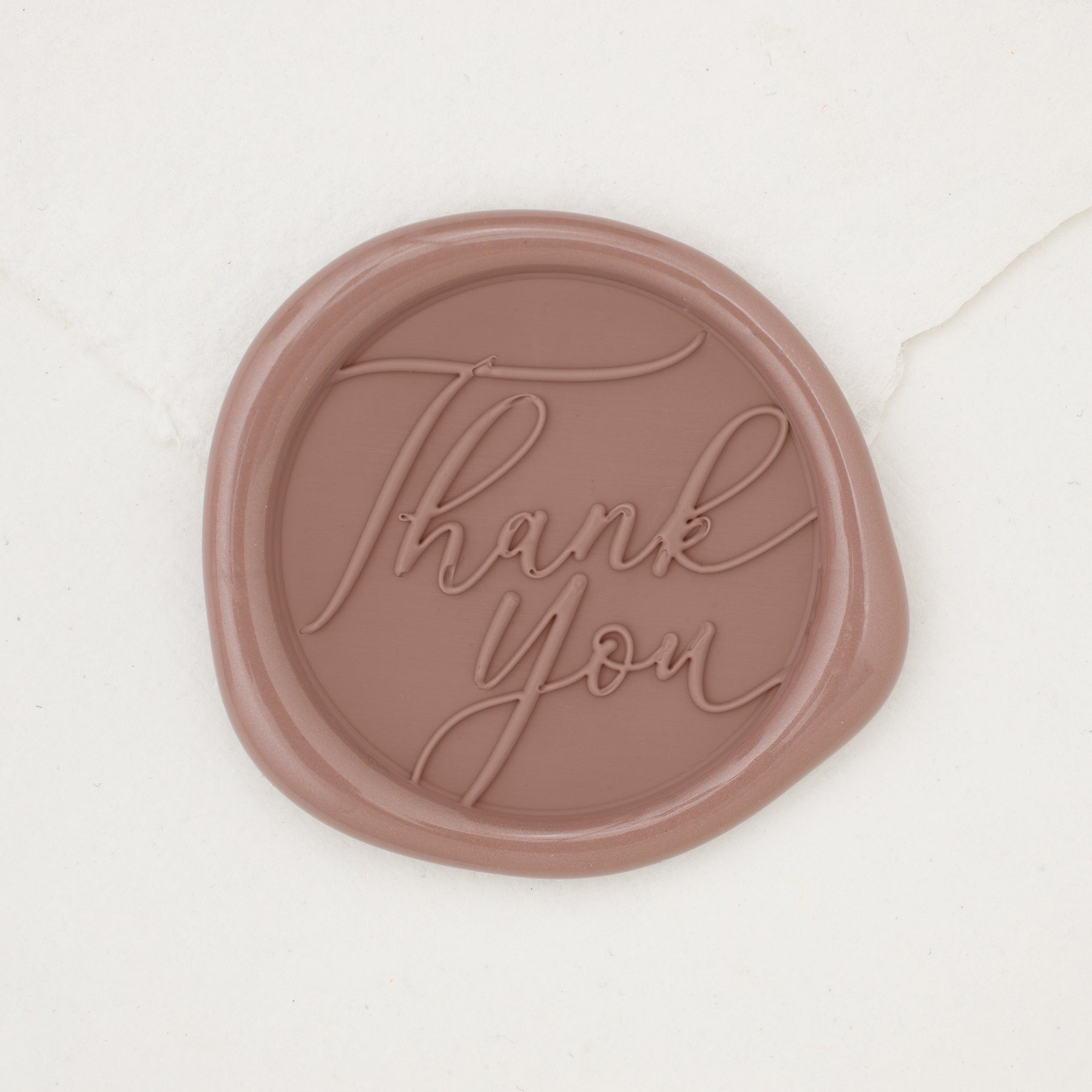Customizable Thank You Cursive A Wax Seals, Set of 5 Wax Seals by