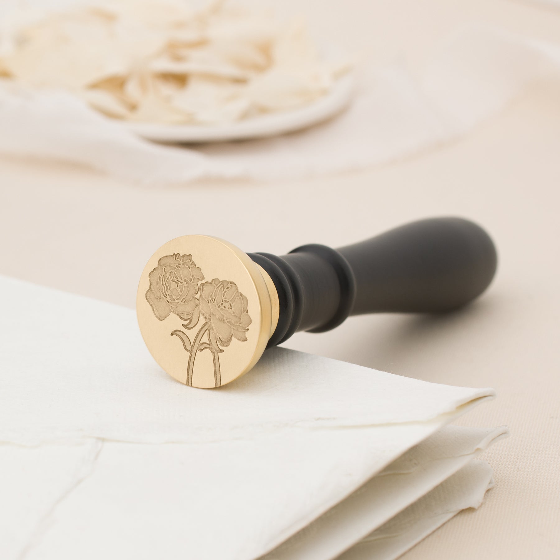 Camellia Wax Stamp