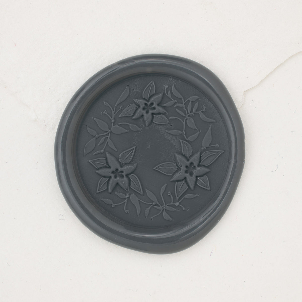 Poinsettia Wreath Wax Seals