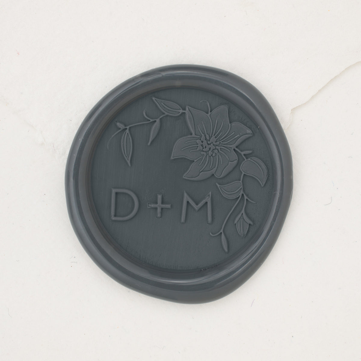 Clematis Monogram Wax Seals