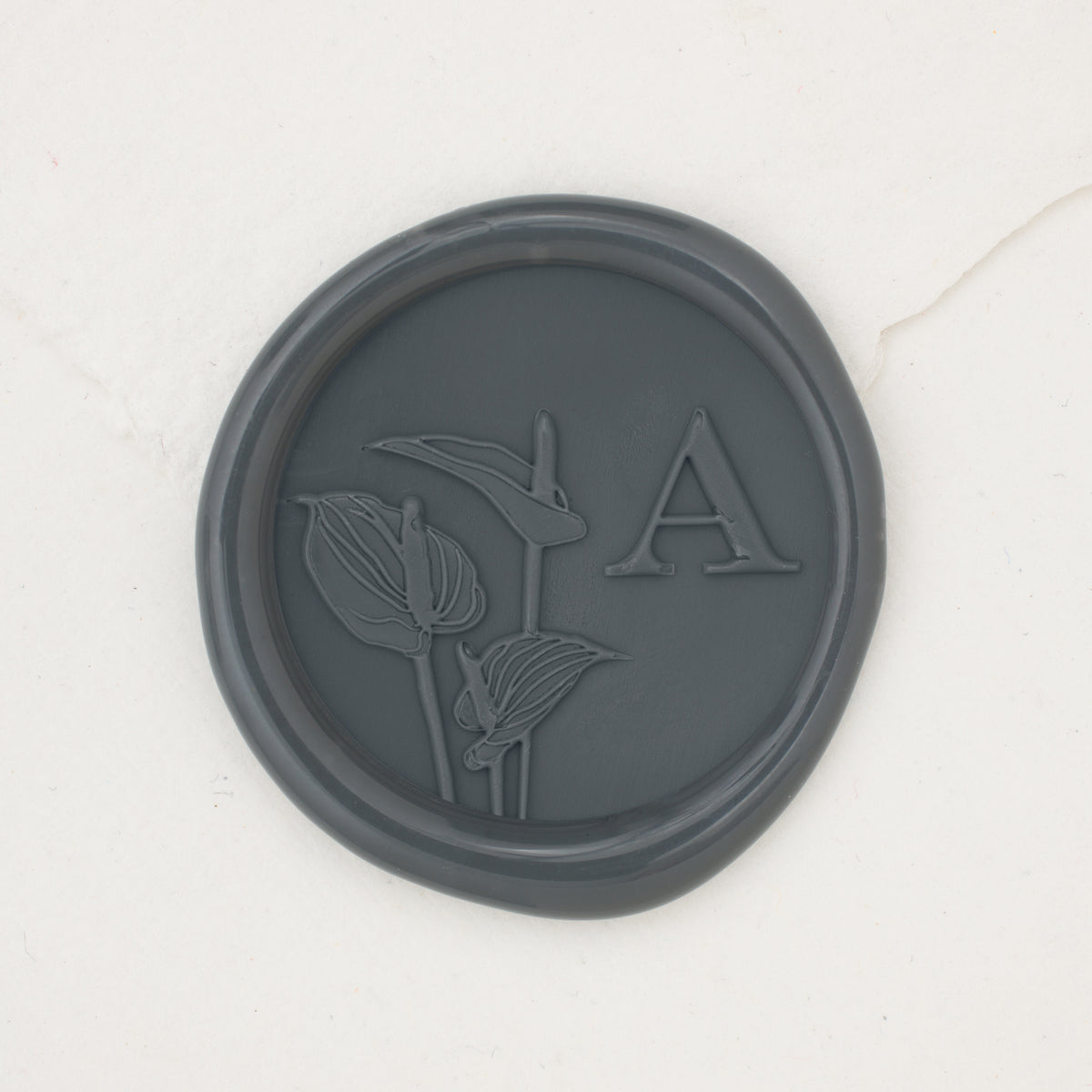 Anthurium Single Initial Wax Seals