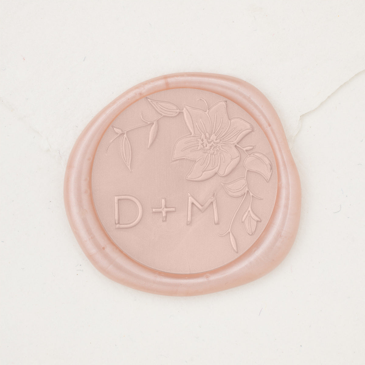 Clematis Monogram Wax Seals