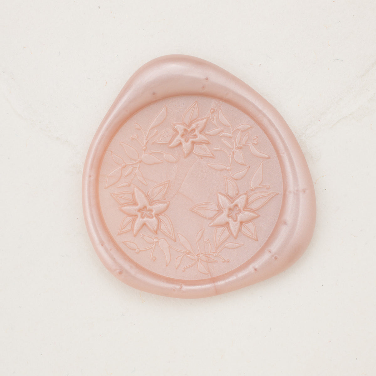 Poinsettia Wreath Wax Seals