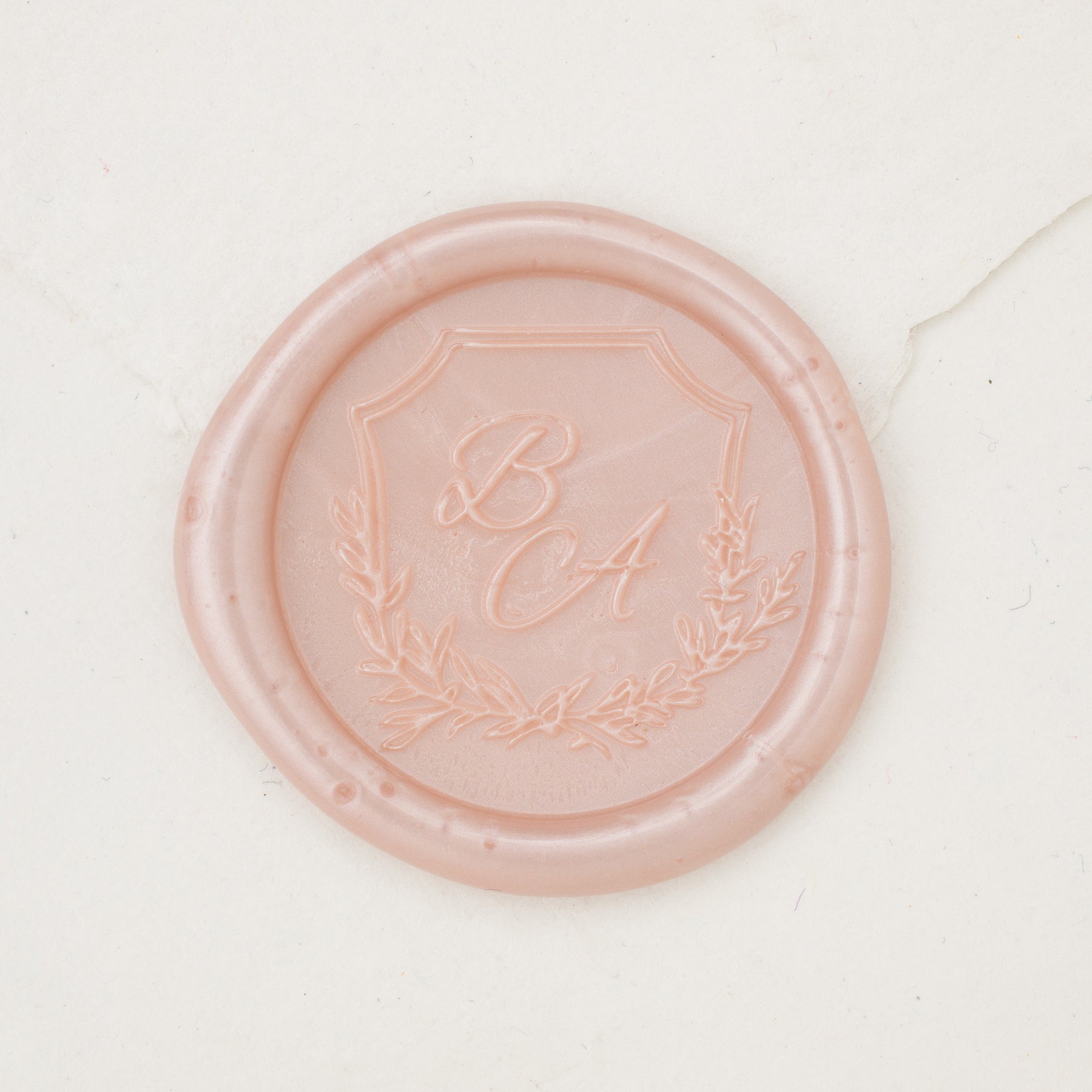 Adhesive Wax Seal Stickers with your Logo or Art-Large Sizes 1 3/8 to 1  5/8 Finished Size