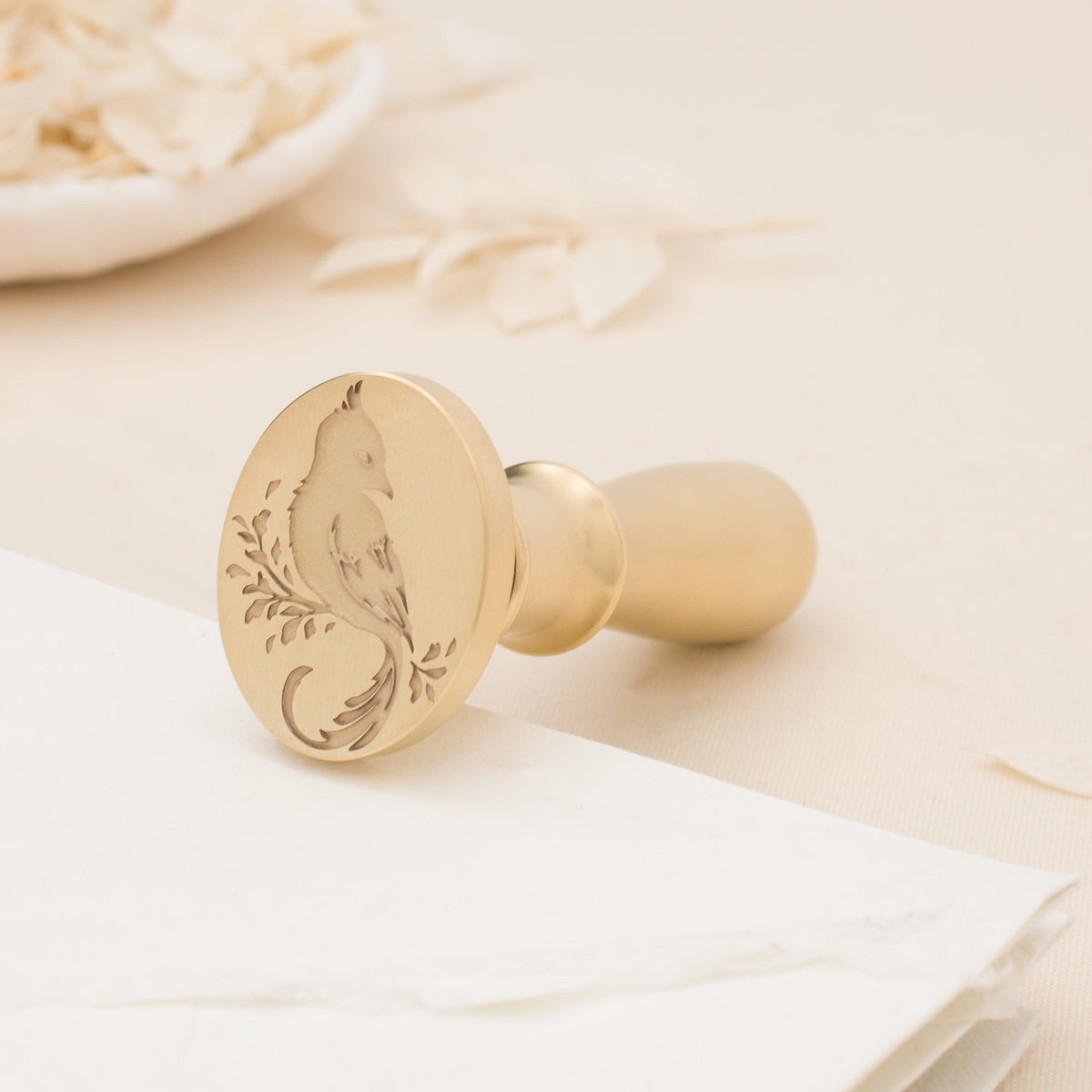 Chinoiserie Bird Wax Stamp