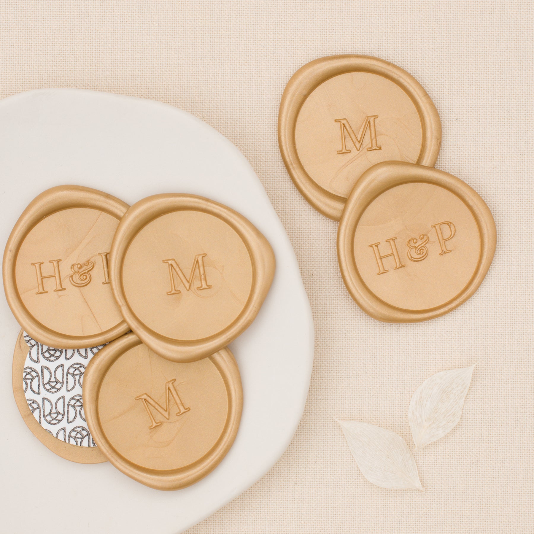  36 Monogram Labels, Fuschia Monogram stickers, Monogram Wedding  Labels : Handmade Products