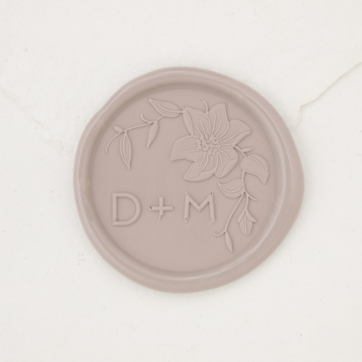 Clematis Monogram Wax Seals