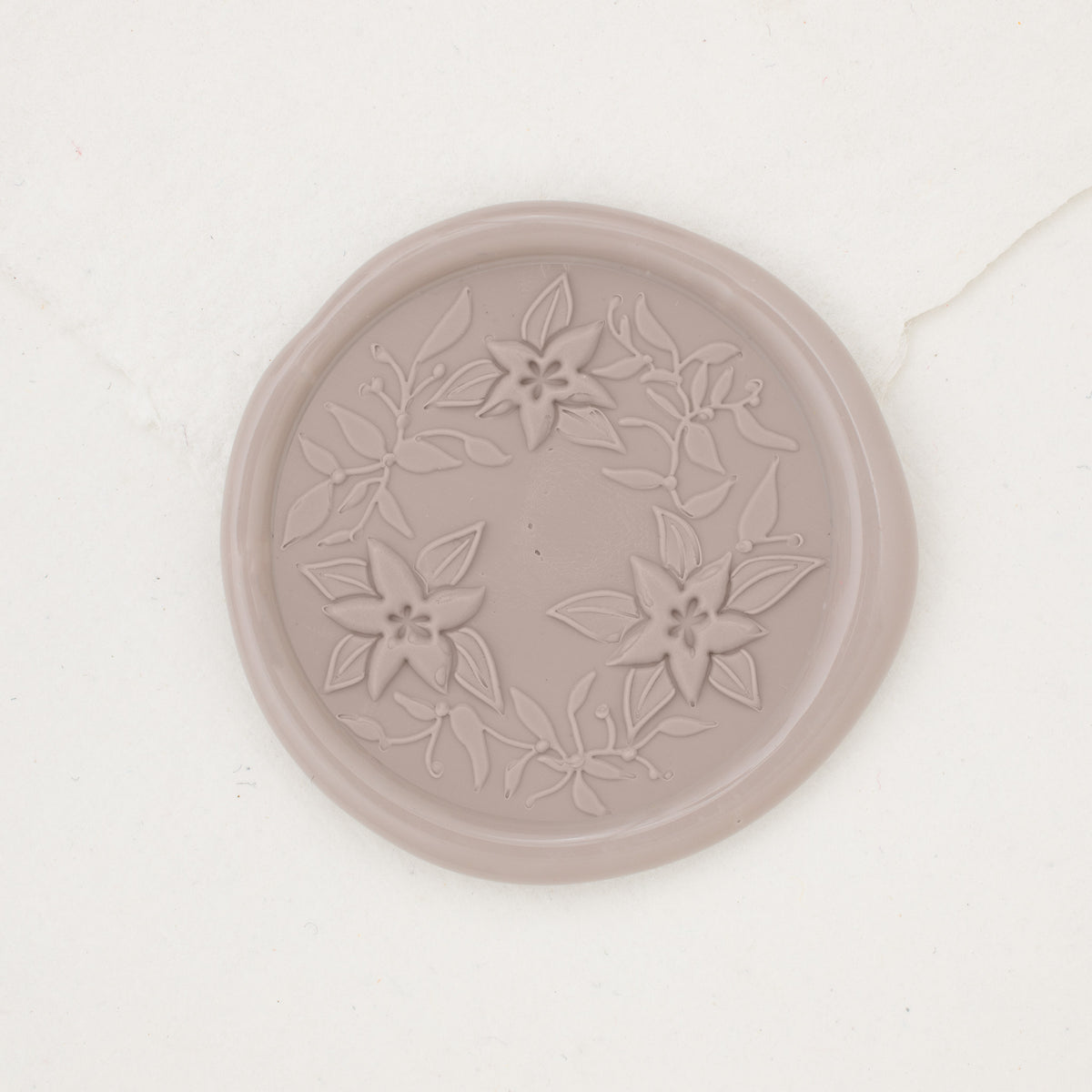 Poinsettia Wreath Wax Seals