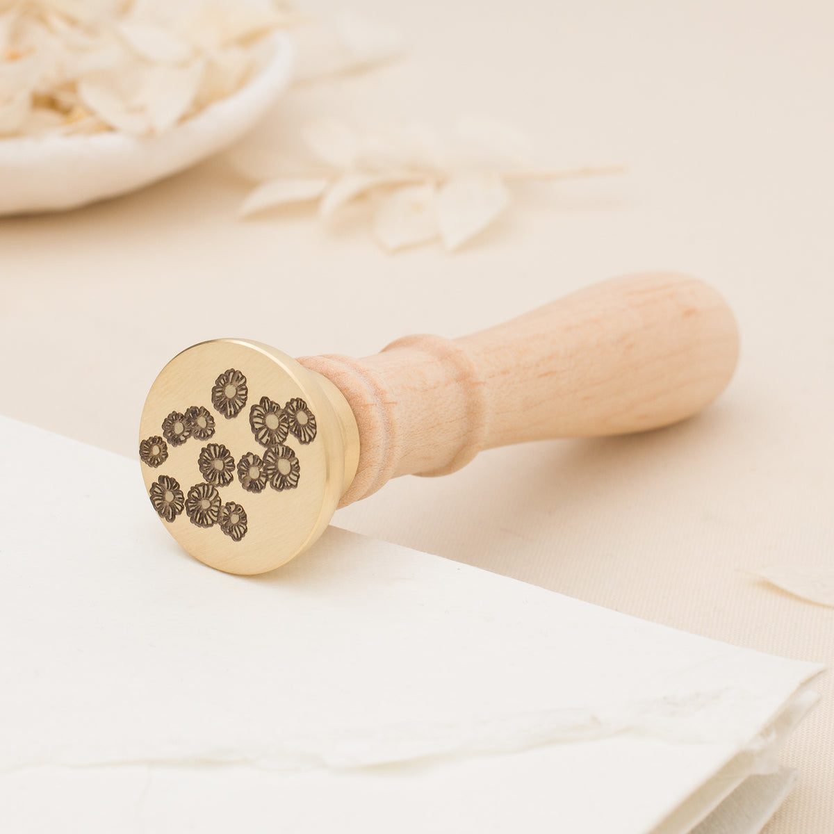 Desert Daisy Wax Stamp