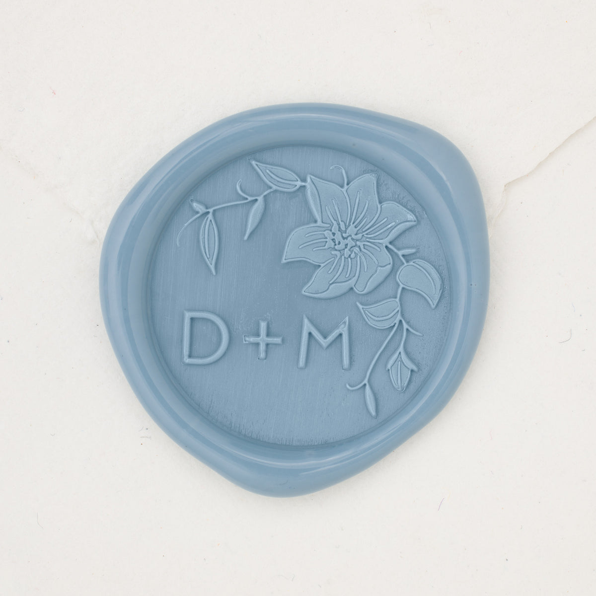 Clematis Monogram Wax Seals