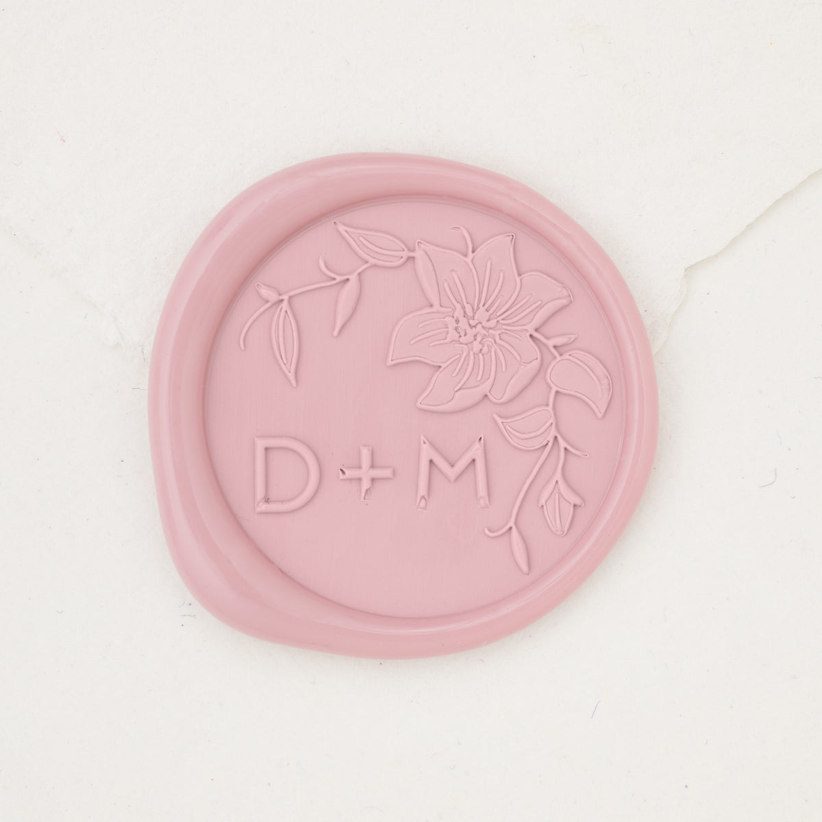 Clematis Monogram Wax Seals