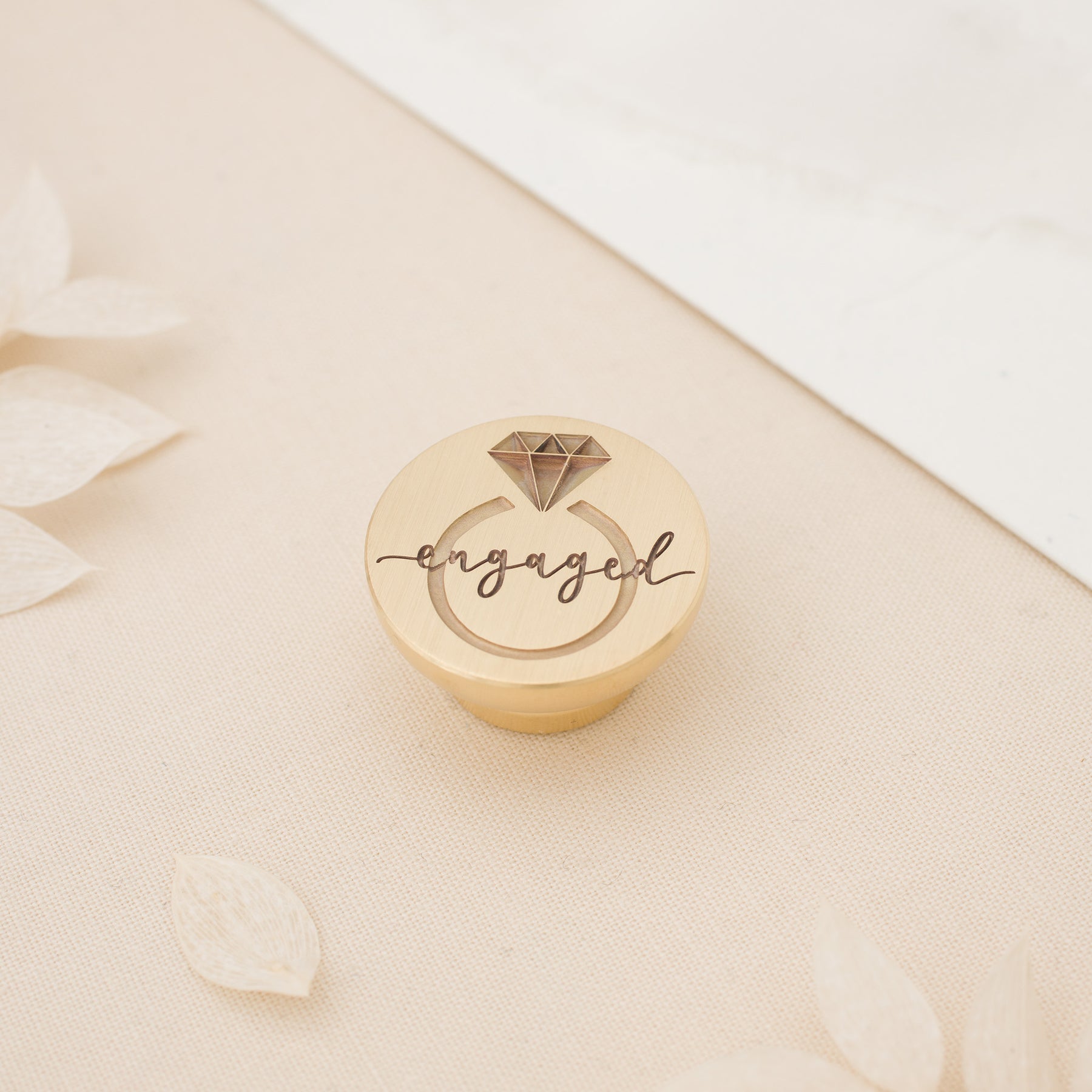 Engaged 3D Wax Stamp