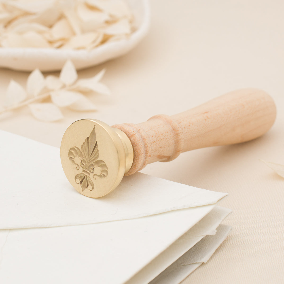 Fleur de Lis 3D Wax Stamp