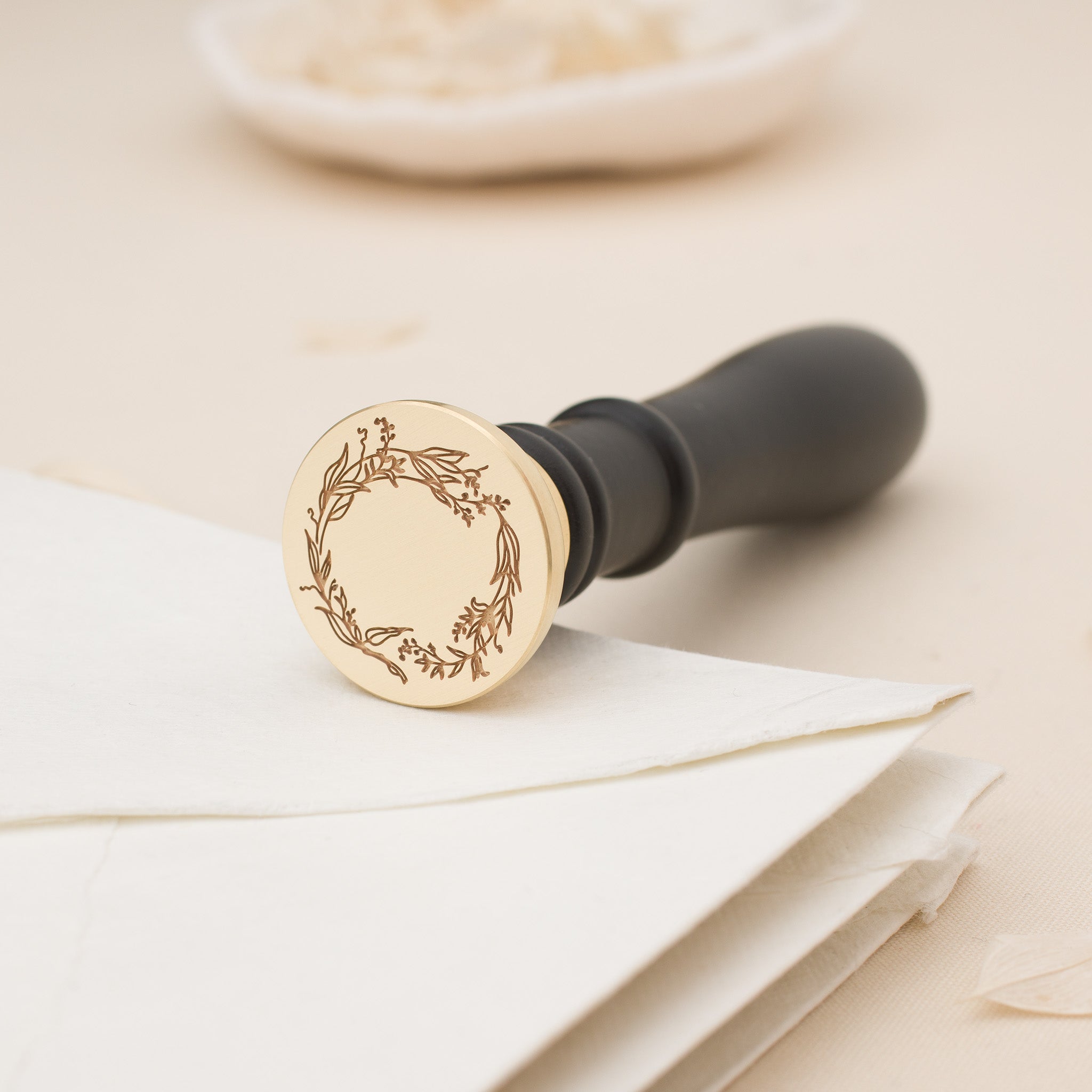 Garden Wreath Wax Stamp | ARTISAIRE