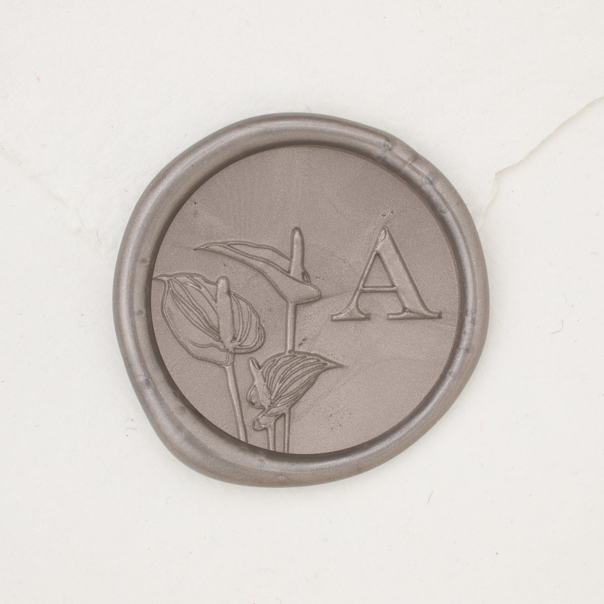 Anthurium Single Initial Wax Seals