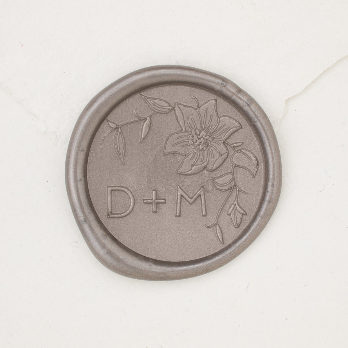 Clematis Monogram Wax Seals